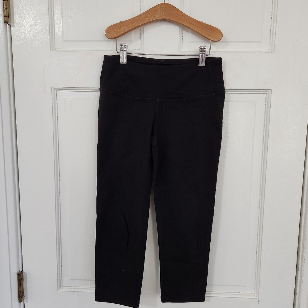 Athleta Black Cropped Leggings - Picture 2 of 3